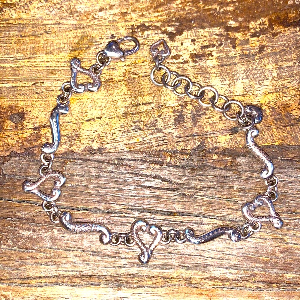 Brighton Silver Heart Bracelet